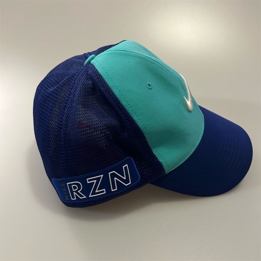 Nike Hat Cap Flex Fit‎ Blue Vapor RZN Golf Tour Legacy Mesh Flexfit - Picture 2 of 7